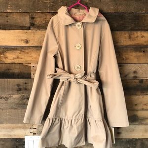Michael Kors girls trench coat size: 10/12